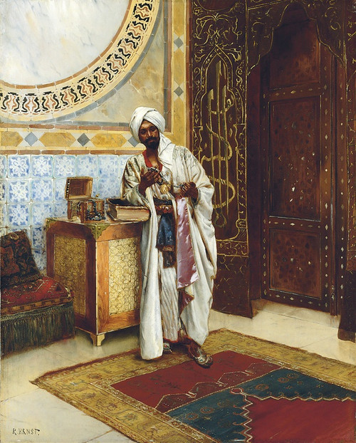 Digital Print - The jewellery box by Rudolf Ernst