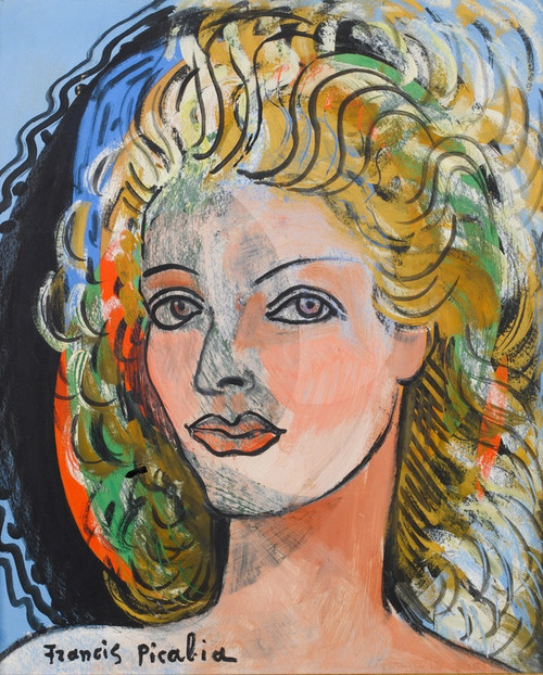 Digital Print - La blonde by Francis Picabia