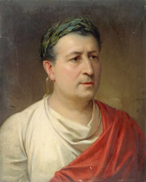 Digital Print - Portrait d'Henri Maubant (1821-1902), socitaire de la Comdie-Fanaise dans le rle d'Auguste dans Cinna. by Daniel Brard