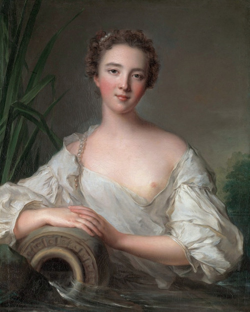 Digital Print - The Spring (La Source) by Jean-Marc Nattier