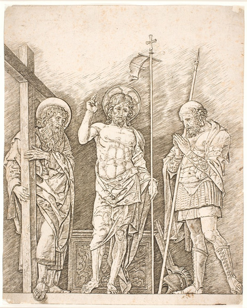 Digital Print - Den opstandne Kristus by Andrea Mantegna