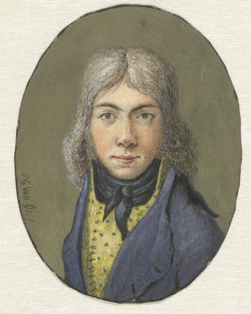 Digital Print - Portret van een jonge man by Pieter Gerardus van Os
