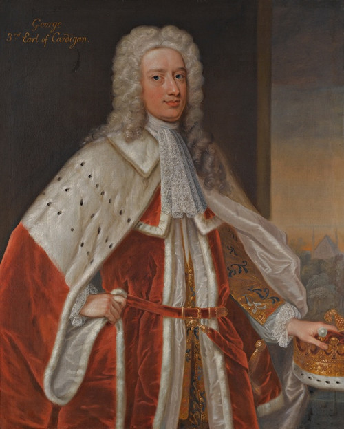 Digital Print - Portrait of George, 3rd Earl of Cardigan by Enoch Seeman Digital Print - Portrait of George, 3rd Earl of Cardigan by Enoch Seeman