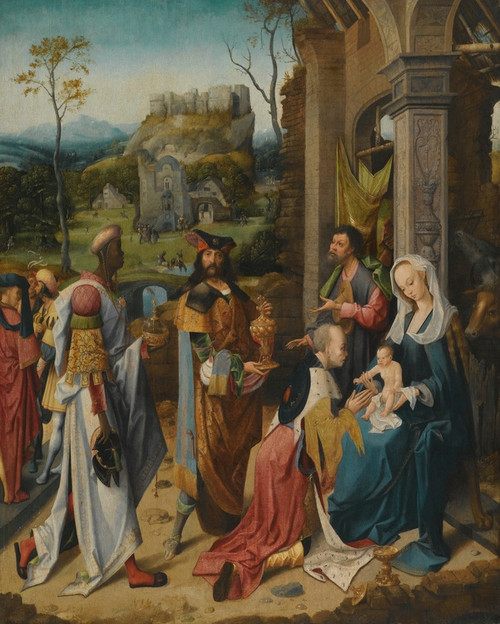 Digital Print - The Adoration Of The Magi by The Pseudo Bles