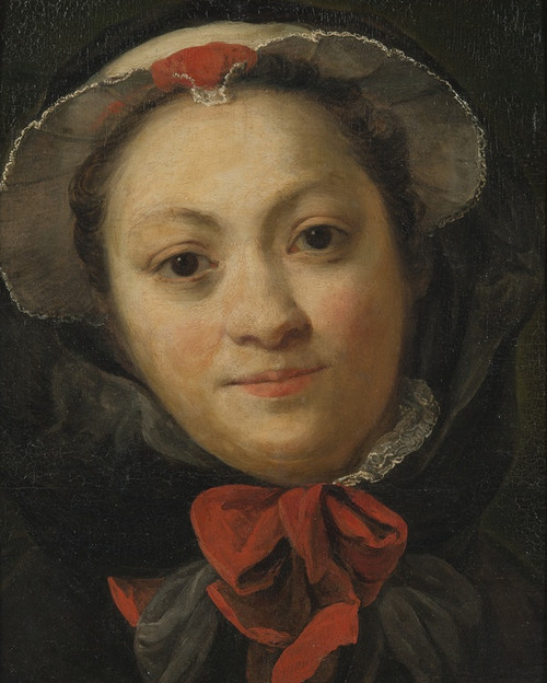 Digital Print - Mrs Charlotta Pilo, ne Desmares by Carl Gustaf Pilo