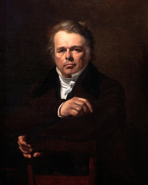 Digital Print - Portrait de Jean Dominique Ingres by Firmin Salabert