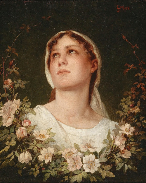 Digital Print - Daydreaming by Gabriel von Max