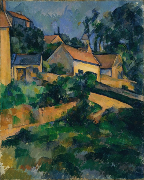 Digital Print - Turning Road at Montgeroult by Paul Czanne Digital Print - Turning Road at Montgeroult by Paul Czanne