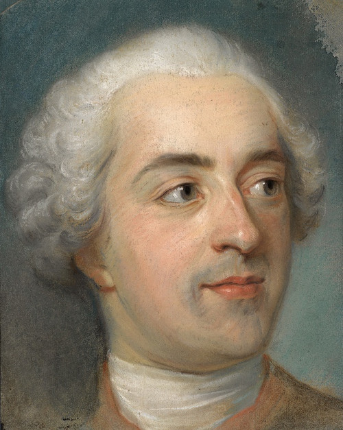 Digital Print - Prparation for a Portrait of Louis XV (1710-1774) by Maurice-Quentin de La Tour Digital Print - Prparation for a Portrait of Louis XV (1710-1774) by Maurice-Quentin de La Tour