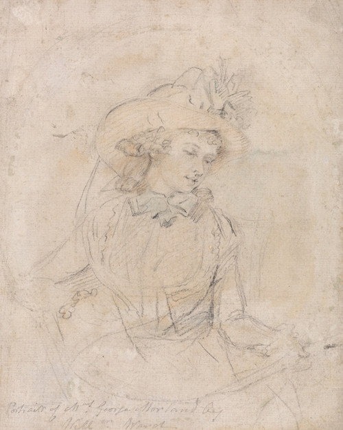 Digital Print - Portrait Study of Mrs. George Morland by William Ward