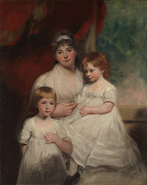 Digital Print - Mrs. John Garden (Ann Garden, 17691842) and Her Children, John (17961854) and Ann Margaret (born 1793) by John Hoppner