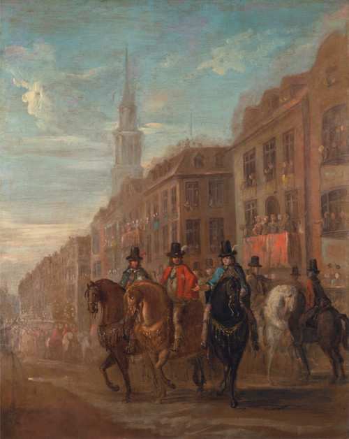 Digital Print - Restoration Procession of Charles II at Cheapside by William Hogarth