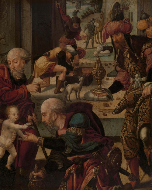 Digital Print - The adoration by Pieter Coecke van Aelst