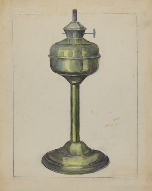 Digital Print - Lamp by Hester Duany Digital Print - Lamp by Hester Duany