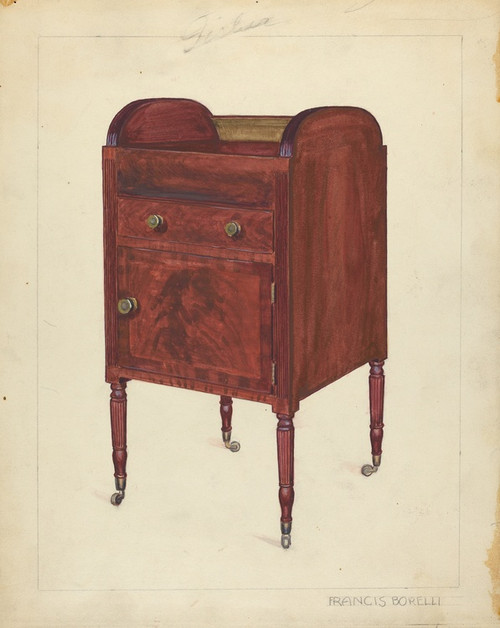 Digital Print - Wash Stand by Francis Borelli