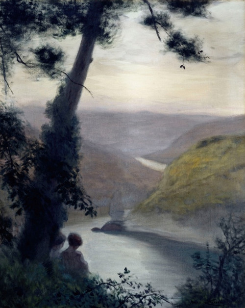 Digital Print - Contemplation by Maurice Chabas
