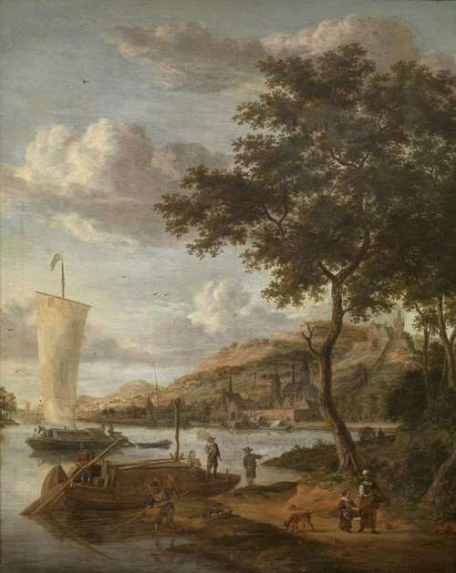 Digital Print - View of the Necker by Jacobus Storck