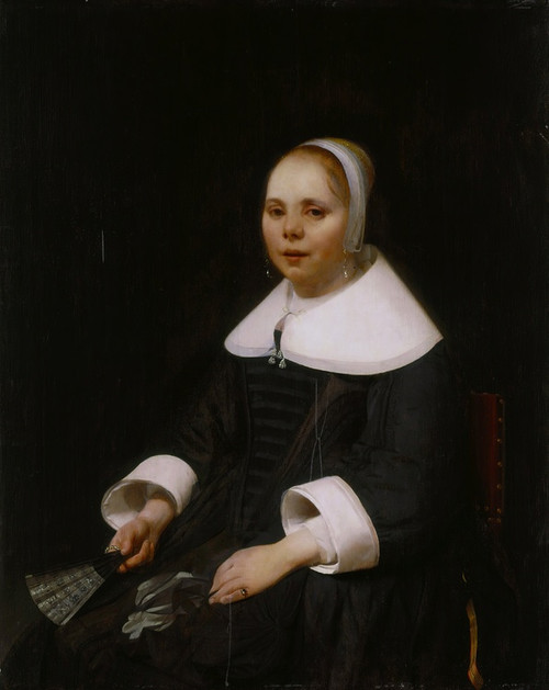 Digital Print - Portrait of a Young Girl by Jacob Van Loo