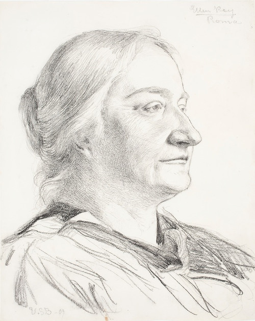 Digital Print - Author Ellen Key by Venny Soldan-Brofeldt