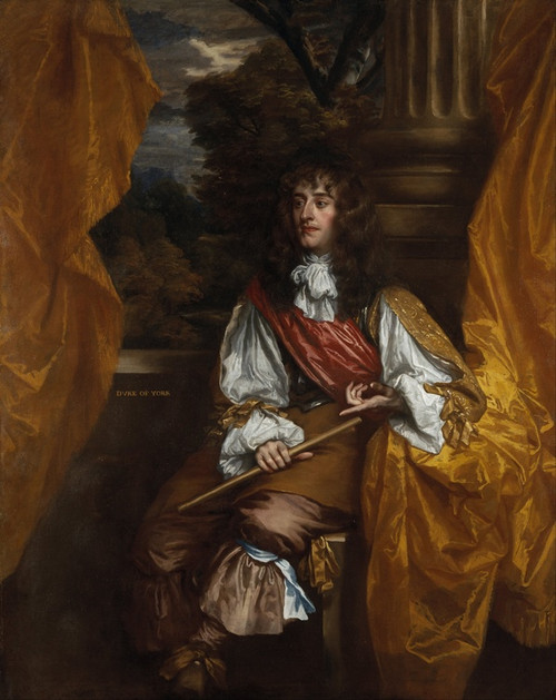 Digital Print - James VII and II, when Duke of York, 1633  1701 by Sir Peter Lely