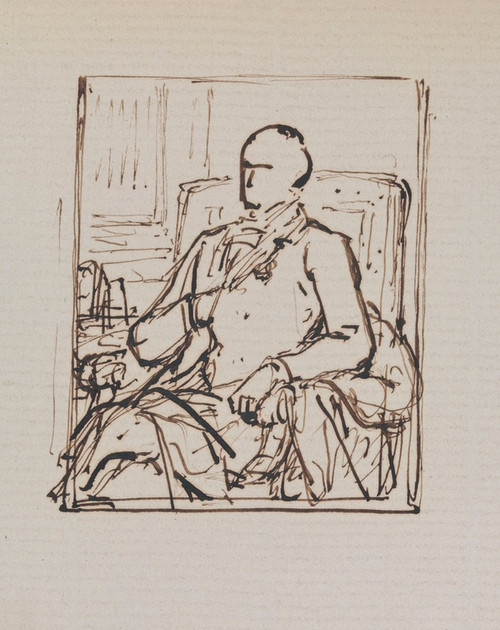 Digital Print - Portrait of a Man by Nicaise De Keyser