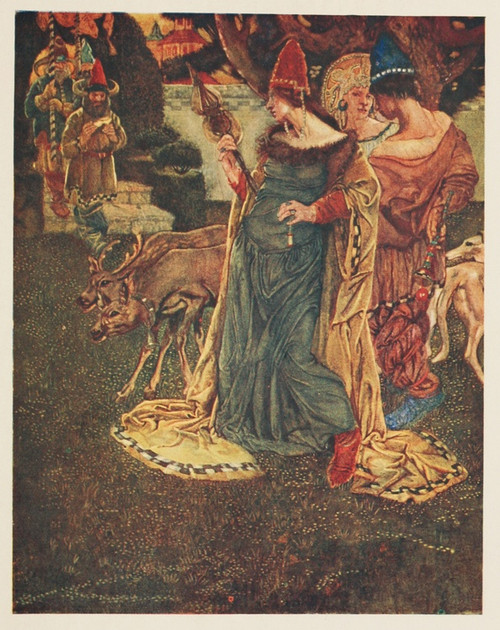 Digital Print - The Tsars councillors went to the houses of all the nobles and princes by Noel Nisbet