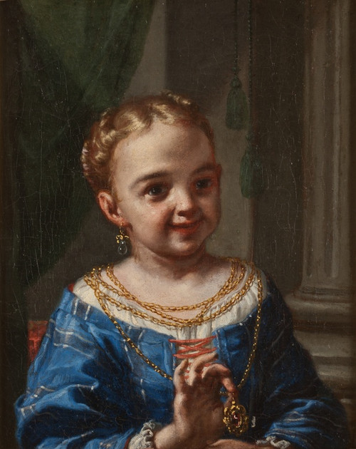 Digital Print - Girl with a Piece of Jewellery by Antonio Mercurio Amorosi