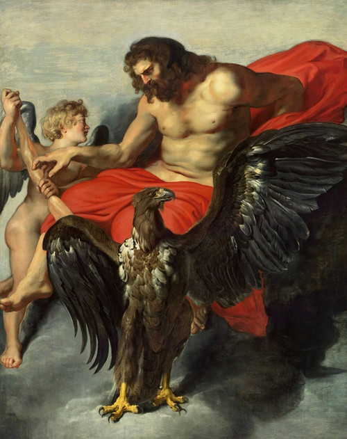 Digital Print - Cupid Supplicating Jupiter by Peter Paul Rubens