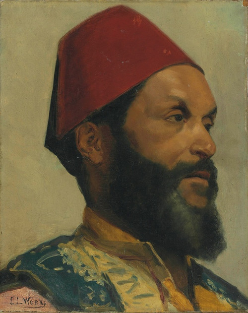 Digital Print - Portrait of a Turkish Man by Edwin Lord Weeks