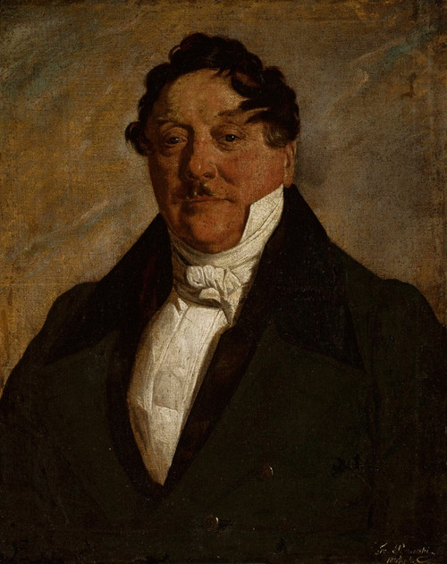 Digital Print - Portrait of a man in a white jabot by Feliks Pczarski