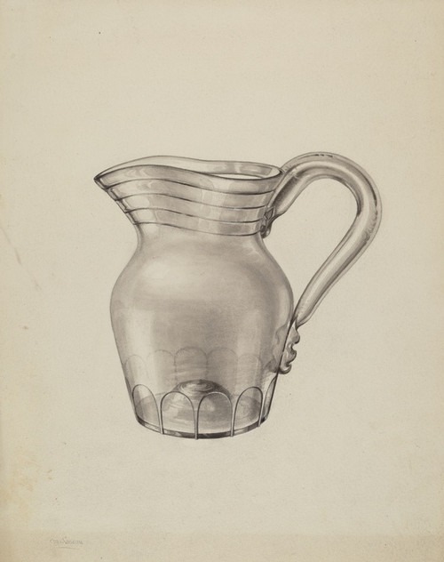 Digital Print - Pitcher by Charles Caseau Digital Print - Pitcher by Charles Caseau