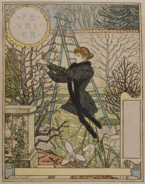 Digital Print - Fvrier by Eugne Grasset