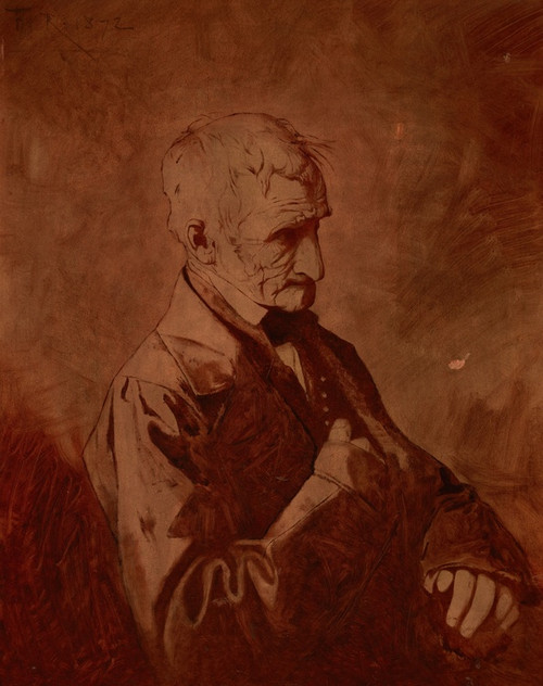 Digital Print - Portrait of Artist's Father by Franciszek Tepa