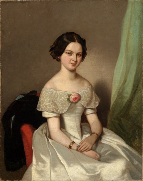 Digital Print - Bildnis Freifrau Pauline von Stetten by Johann Grund