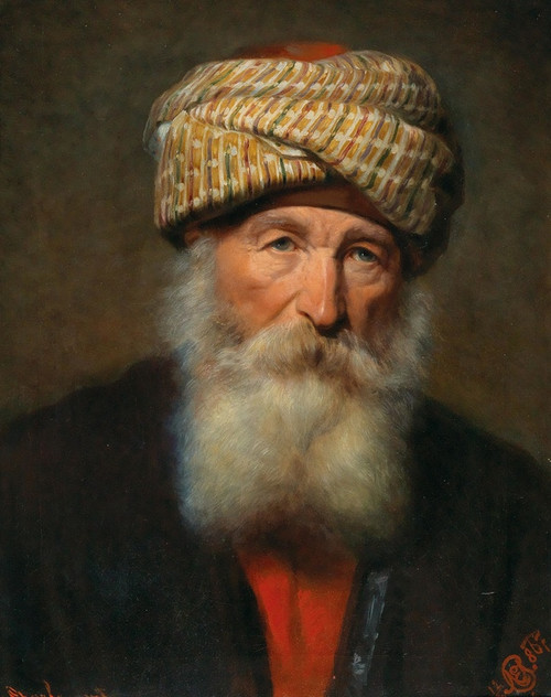 Digital Print - Portrait of an Oriental man by Eduard Charlemont