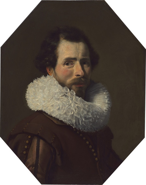 Digital Print - Portrait of a Gentleman Wearing a Fancy Ruff by Thomas de Keyser