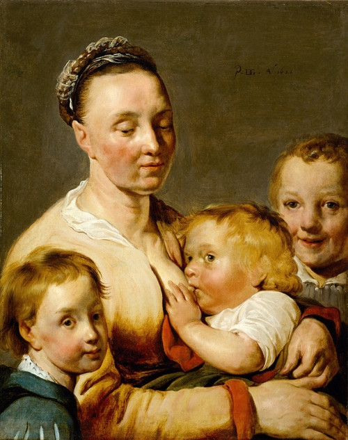 Digital Print - Charity by Pieter Fransz. de Grebber