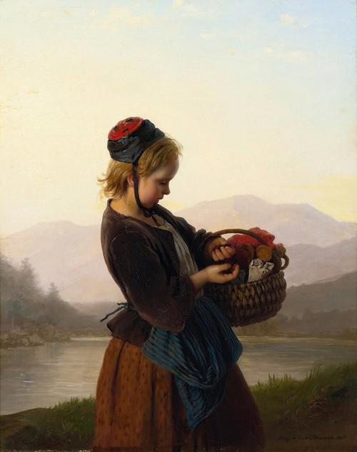 Digital Print - Counting Change by Johann Georg Meyer von Bremen
