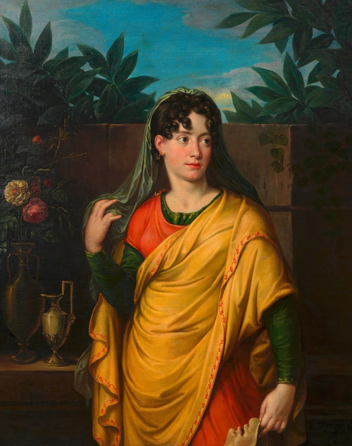 Digital Print - Die Schauspielerin Therese von Hudelist (geb. Zigeuner v. Blumendorf) by Josef Abel