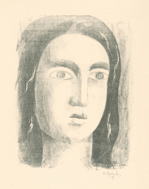 Digital Print - The head of a Woman by Mikul Galanda