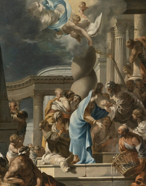 Digital Print - The Presentation In The Temple by Sbastien Bourdon