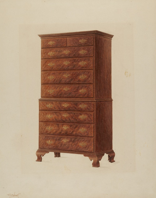 Digital Print - Chest-On-Chest by Frank Wenger