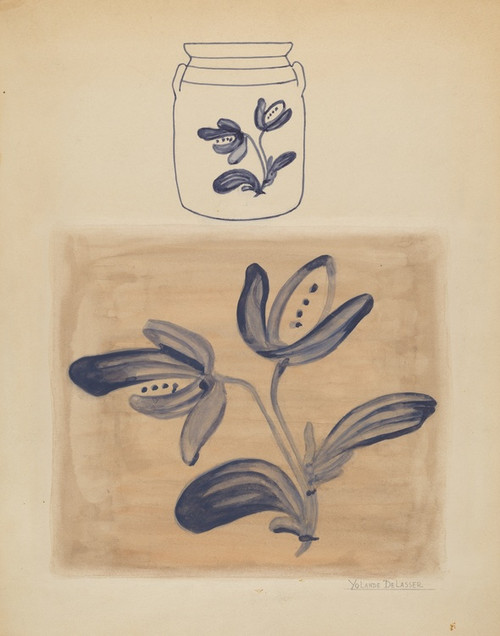 Digital Print - Jar by Yolande Delasser