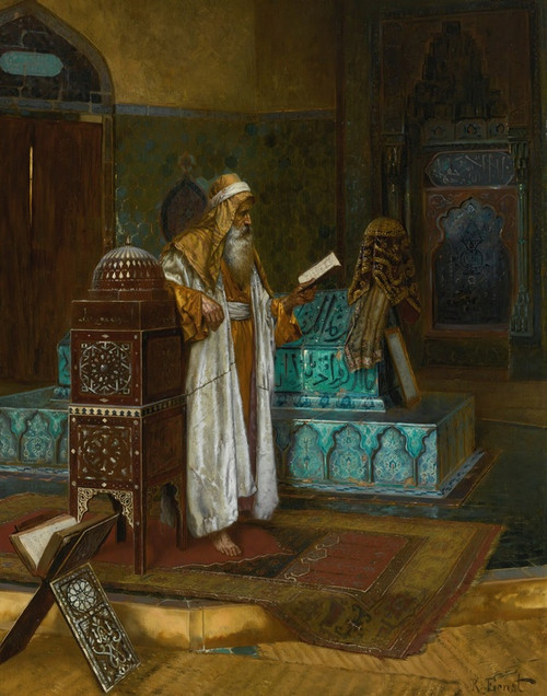 Digital Print - The Tomb Of Sultan Mehmet I by Rudolf Ernst