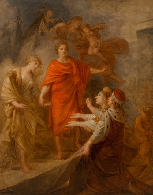 Digital Print - Venedig und Dalmatien huldigen Kaiser Franz II.(I.) als Friedensbringer by Heinrich Friedrich Fger Digital Print - Venedig und Dalmatien huldigen Kaiser Franz II.(I.) als Friedensbringer by Heinrich Friedrich Fger