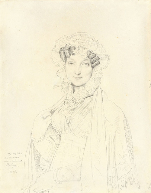 Digital Print - Portrait de Madame Joseph Balze by Jean Auguste Dominique Ingres
