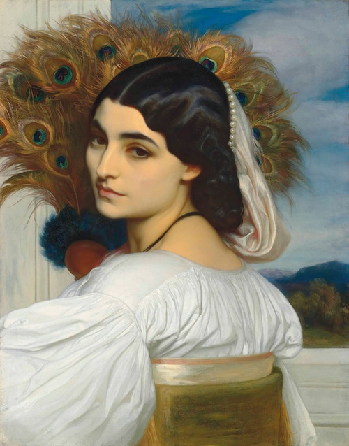 Digital Print - Pavonia by Frederic Leighton