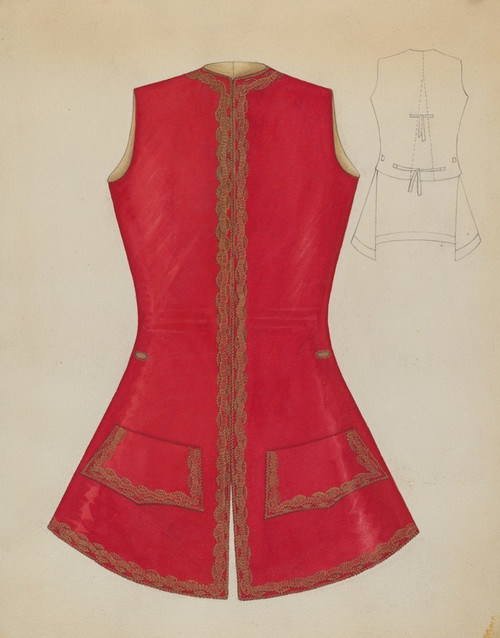 Digital Print - Waistcoat by Marie Mitchell