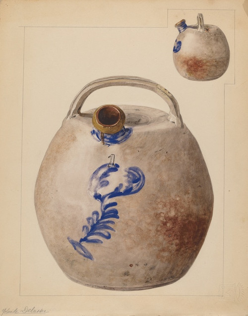 Digital Print - Harvester Jug by Yolande Delasser