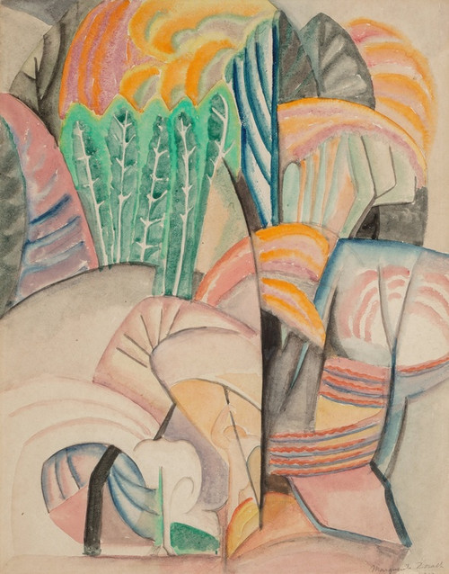 Digital Print - New England Fall (Landscape Autumn) by Marguerite Thompson Zorach